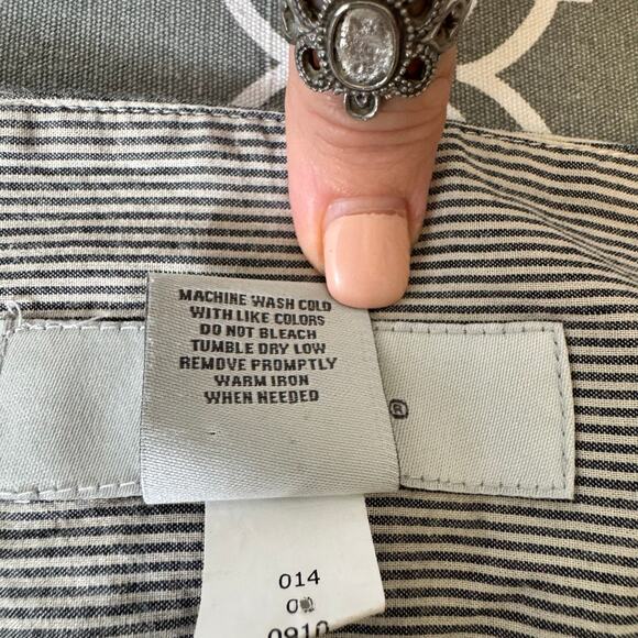 Merona Bohemian Midi Skirt Women’s Size 6 Striped Patchwork Hippie Festival - Picture 10 of 11